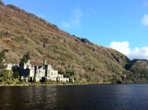 Our view of Kylemore Abbey.
